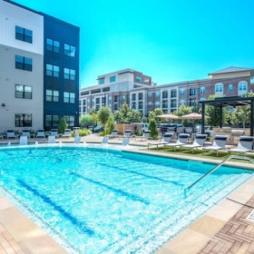 Apartment community pool in Houston Texas Apartment community pool in Houston Texas